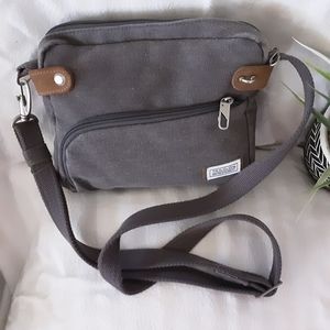 Travelon Anti-theft RFID Heritage Crossbody Pewter Gray